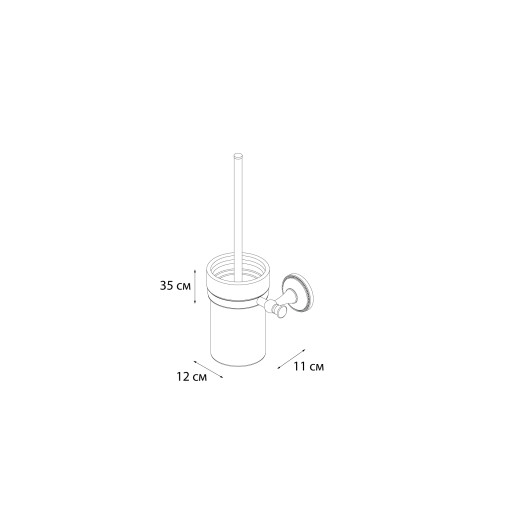 Grampus GR-9513 Ерш для туалета ALFA