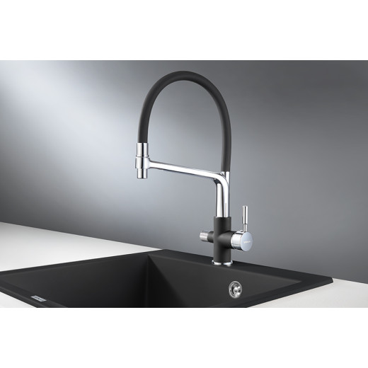 Смеситель Granula GR-0075 турмалин для кухни