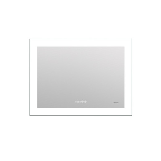 Зеркало Cersanit LED DESIGN PRO 060 80 часы с подсветкой прямоугольное