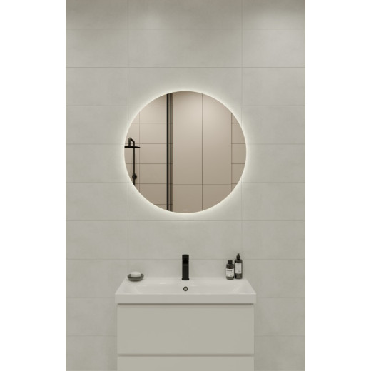 Зеркало Cersanit ECLIPSE smart 80x80 с подсветкой круглое