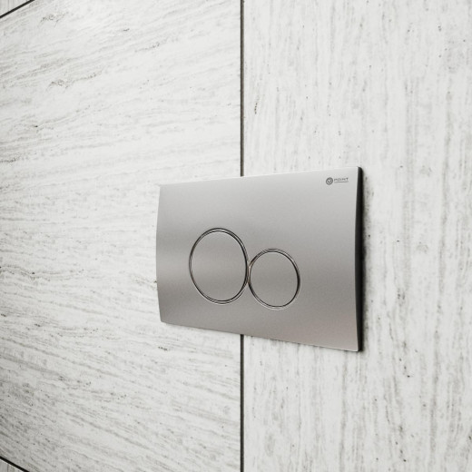 Клавиша смыва для инсталляции Point Виктория, цвет сатин/хром, PN44061SC