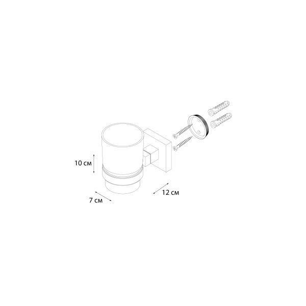 Fixsen METRA FX-11106 Подстаканник одинарный