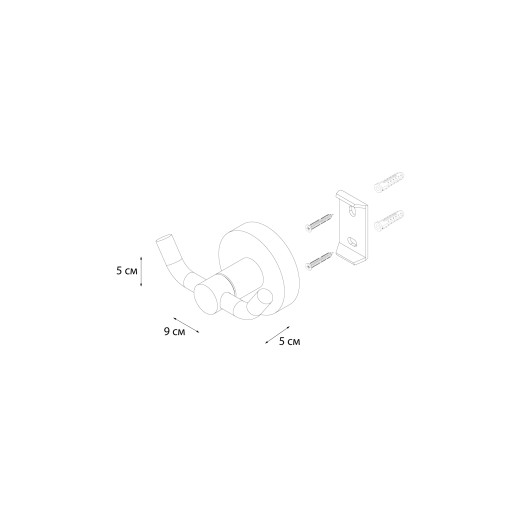Fixsen MODERN FX-51505 Крючок двойной