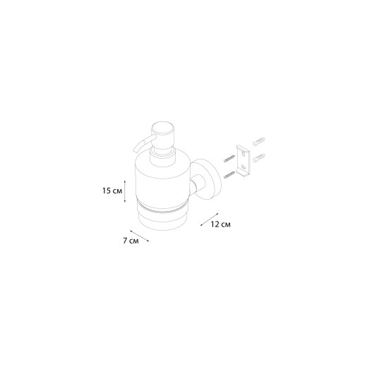 Fixsen MODERN FX-51512 Дозатор жидкого мыла