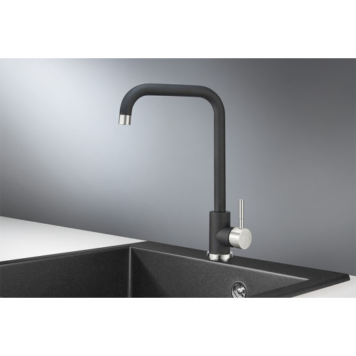 Смеситель Granula Standart ST-4033 черный для кухни