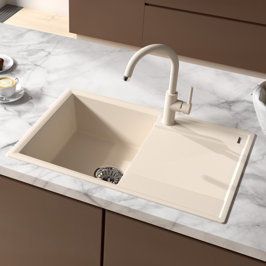 Мойка кухонная Lemark IMANDRA 760 шампань  арт.9910030