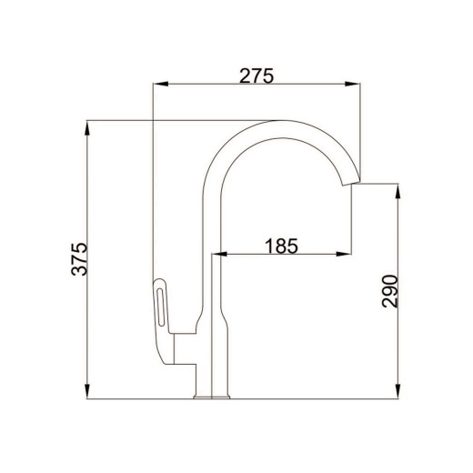 Смеситель для кухни HAIBA HB70825-5, нержавеющая сталь, золото