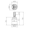Картридж с керам. пластинами 25 мм для LM3605C, LM3606C, LM3608C, LM3405C, LM3406C, LM3408C, блистер