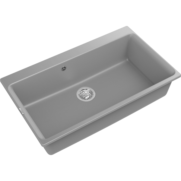 Кухонная мойка RIVELATO AXEL 90 1-чаша 870*520мм grigio metallizzato