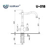 Смеситель для кухни Ulgran U-018 Бронза