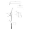 Встраиваемая душевая система RAGLO R20.27