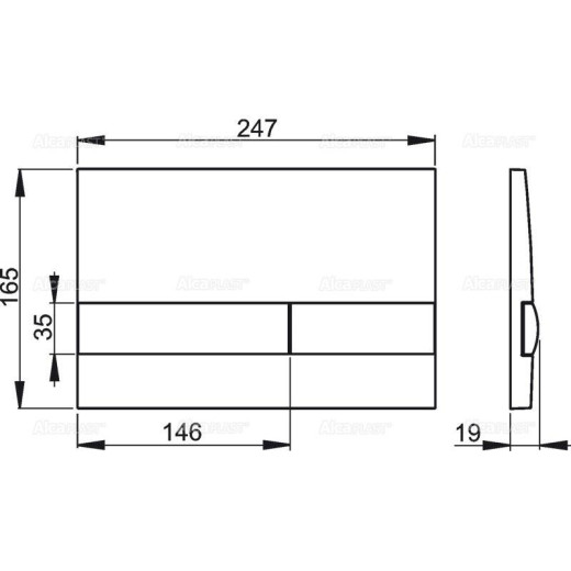 Кнопка управления (Белая), арт. M1710