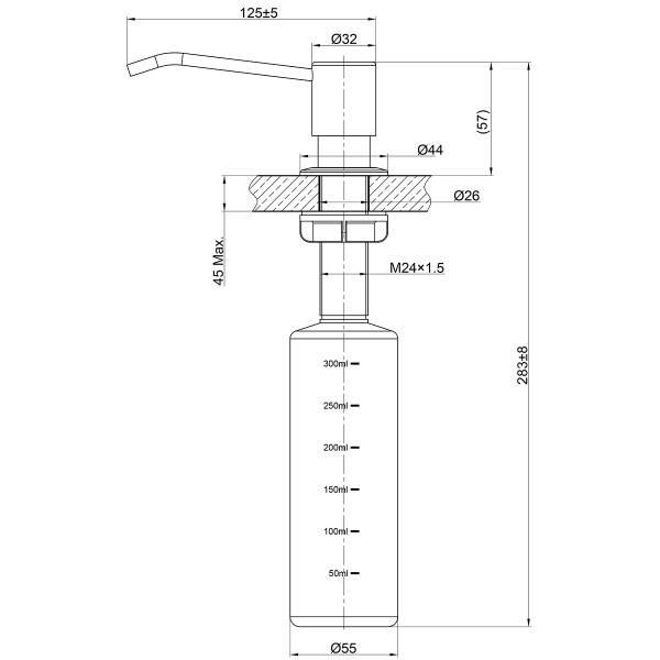 Дозатор Lemark LM8201S