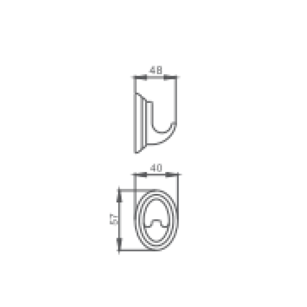 Крючок HAIBA HB1505-1, хром