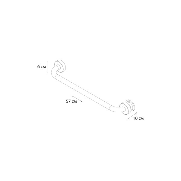Fixsen HOTEL FX-31017C Поручень для ванны 50 см