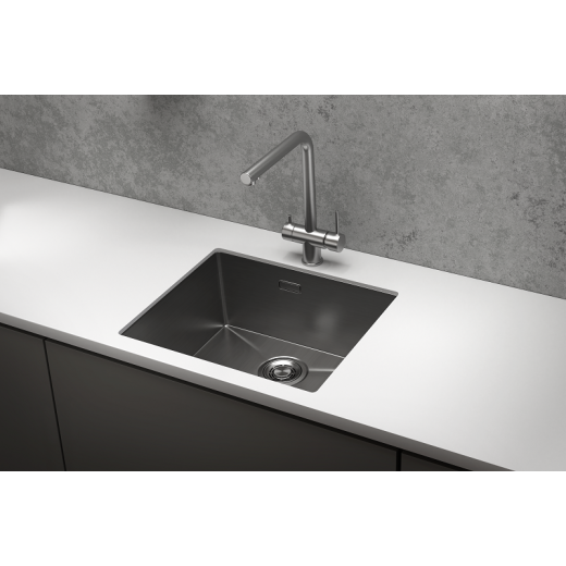 Стальная кухонная мойка Granula GR-5445U сталь сатин