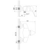 Смеситель Lemark Poseidon LM4233C для душа