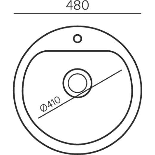Мойка кухонная Polygran  Quartz Bond 480, Саванна, арт.856431