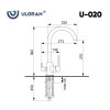 Смеситель для кухни ULGRAN U-020-304, нержавеющая сталь