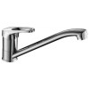 Смеситель Decoroom DR37018 одноручный для кухни с поворотным изливом, хром