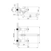 Смеситель Lemark Standard LM2113C универсальный с плоским изливом 200 мм, хром