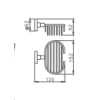 Мыльница HAIBA HB1702-1 металлическая, хром