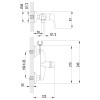 Смеситель Lemark Pramen LM3318B настенный с гигиеническим душем, бронза