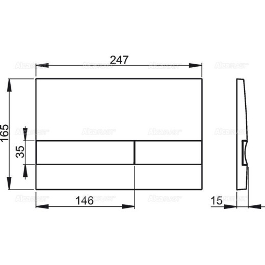 Кнопка управления (Белая), арт. M1710