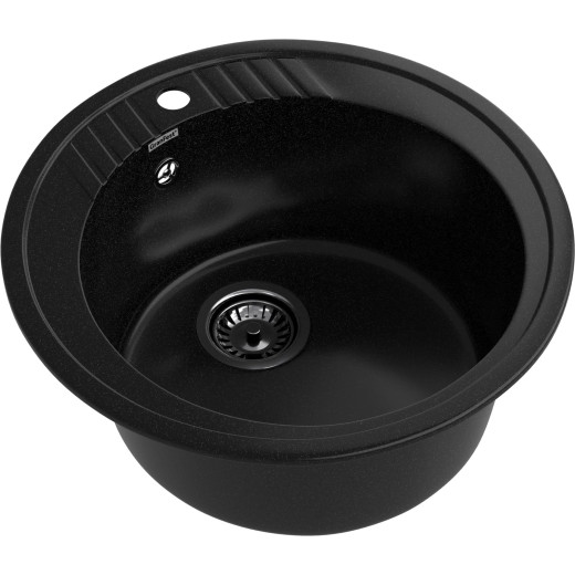 Мойка кухонная GranFest Rondo GF-R520 черный
