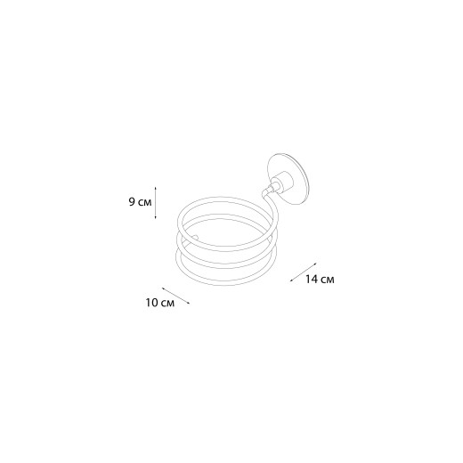 Fixsen ROUND FX-92119 Держатель для фена
