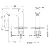 Смеситель Lemark Point LM0306C для умывальника монолитный, хром