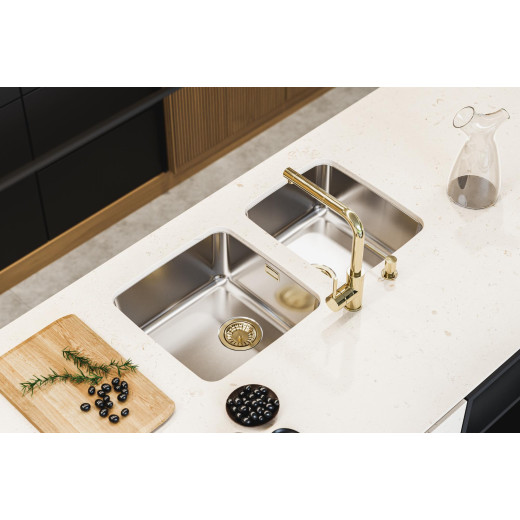 Мойка кухонная Alveus Luno 20 SAT FI 340х400х185 нержавеющая сталь, с сифоном