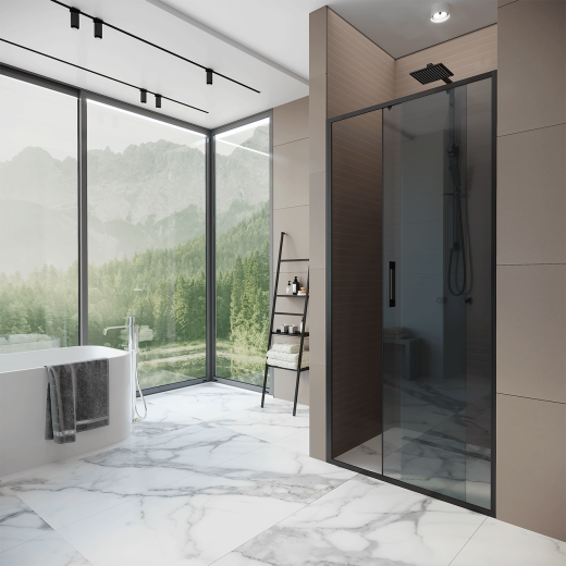 Дверь в нишу Alex Baitler AB64B110 (1100*2000) тонированное, двери раздвижные