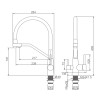 Смеситель для кухни с подключением к фильтру питьевой воды SPLENKA S71.62.06