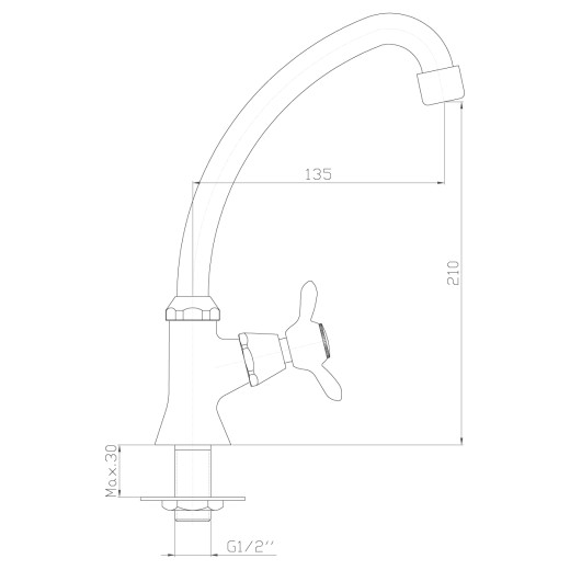 Кран для питьевой воды Rossinka Q02-60U