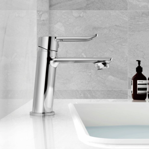 Смеситель для раковины HAIBA HB10556, латунь, хром