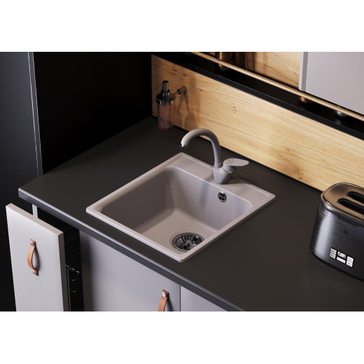 Мойка кухонная Polygran  Quartz Bond 430, Саванна, арт.856400