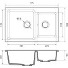 Мойка кухонная GranFest Practic GF-P780K черный