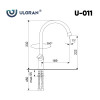 Смеситель для кухни Ulgran U-011-310, серый - купить в Москве