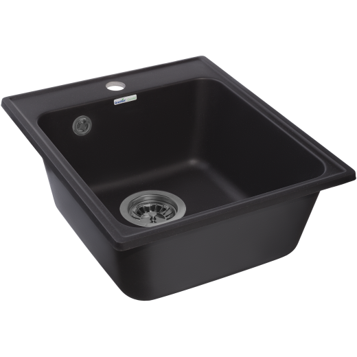 Мойка кухонная GranFest QUARZ GF-Z17 1-чаш. 420*480 (черный)