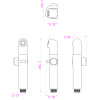 Душевая лейка Lemark LM8075C для биде, хром