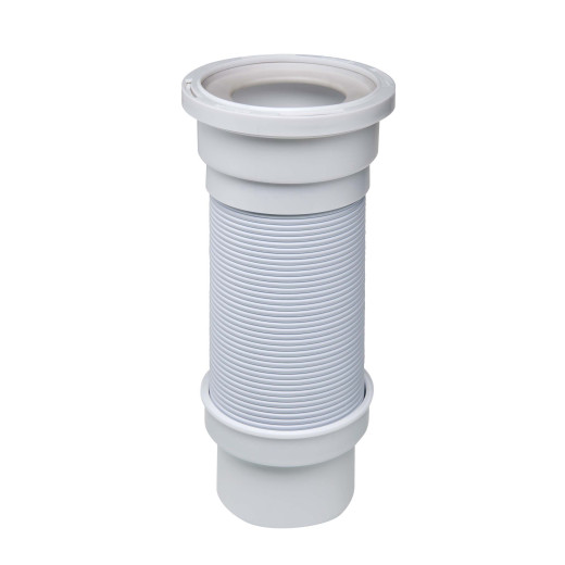 Гофрированная труба WIRQUIN для унитаза армированная L290-640 мм, D110 мм, PUSH-FIT