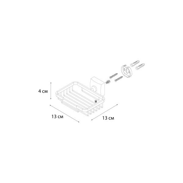 Fixsen KVADRO FX-61309 Мыльница решетка