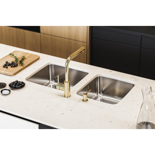 Мойка кухонная Alveus Luno 20 SAT FI 340х400х185 нержавеющая сталь, с сифоном