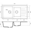 Мойка кухонная GranFest Practic GF-P980KL черный