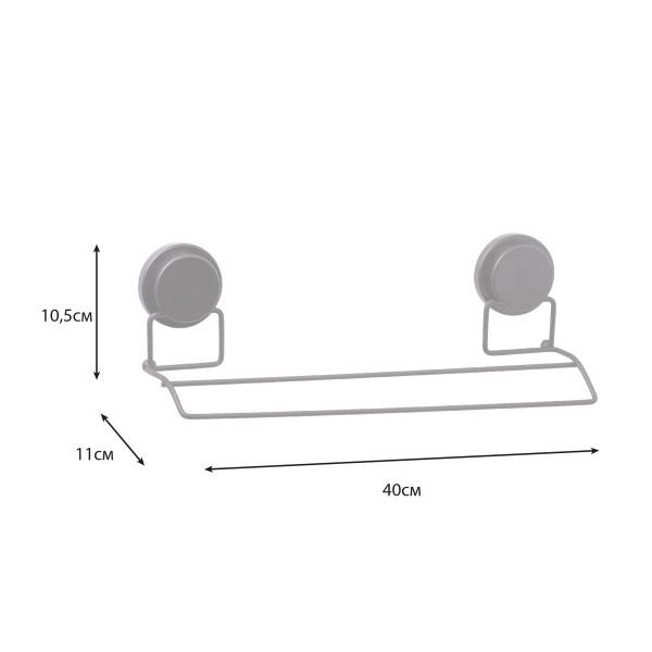 Fixsen MAGIC BLACK FX-45002 Полотенцедержатель трубчатый 2-ой