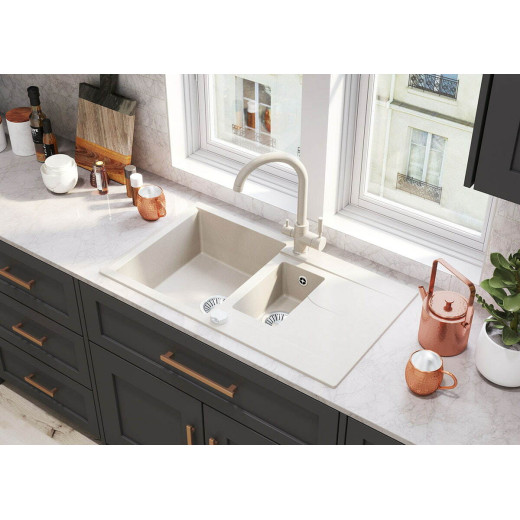 Кухонная мойка Polygran BRIG-870 (№302 (Песоч))