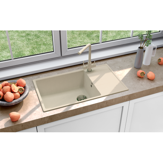 Мойка кухонная ULGRAN Quartz Prima 860-01, жасмин