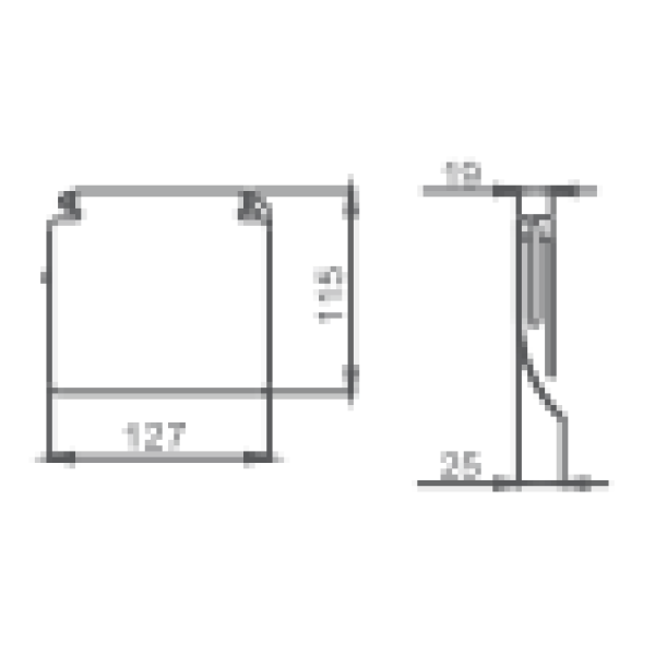 Держатель для туалетной бумаги HAIBA HB504, хром