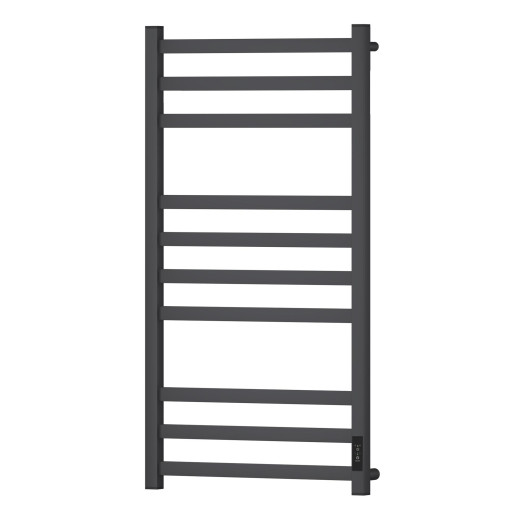 Полотенцесушитель электрический Point Меркурий PN83850GR П10 500x1000, диммер справа, графит премиум